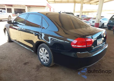 2012 Volkswagen Passat 2.5L S from USA, damaged, VIN 1VWAP7A30CC024560